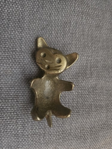 Vintage katzenfigur messing - vintage,