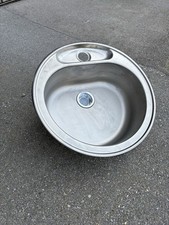 Dometic Spülbecken rund Edelstahl  Wohnwagen Wohnmobil Boot Bürstner  Dethleffs