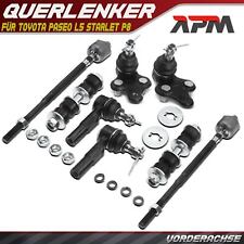 8x Spurstangenkopf Koppelstange Traggelenk Vorne für Toyota Paseo L5 Starlet P8