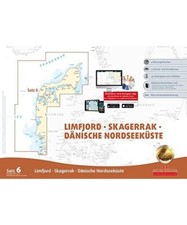 Sportbootkarten Satz 6: Limfjord - Skagerrak - Dänische Nordseeküste 