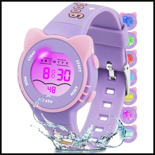 Digitale kinderuhr mit wecker - mit,