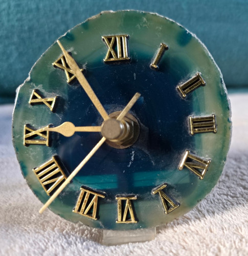 Steinscheibe tischuhr standuhr - steinscheibe,