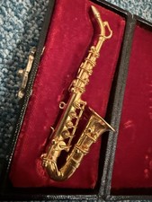 Brosche Miniatur Mode Saxophon