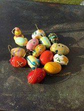 Erzgebirge 14 alte Ostereier +