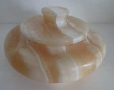 Onyx Marmor  Deckeldose für