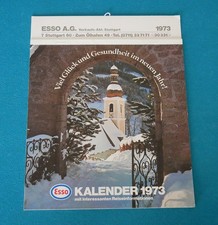 ESSO Kalender 1973 - ESSO A.G. Verkaufs-Abt. Stuttgart