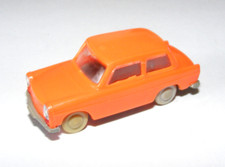 HO original DDR Espewe Modellauto Plastik Trabant 601 orange Tendenz Neonfarbe