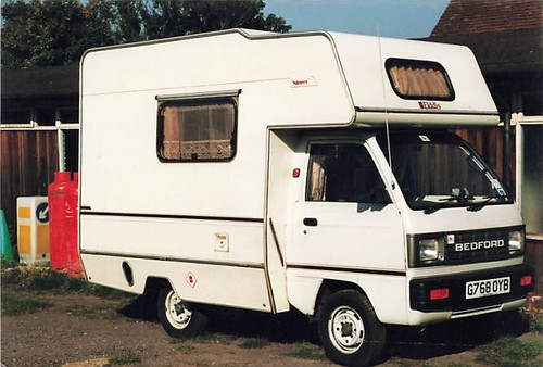 Altes wohnmobil oldtimer foto - altes,
