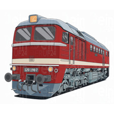Eisenbahn aufkleber br120 - aufkleber, "br120