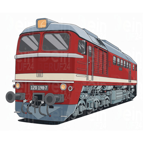 Eisenbahn aufkleber br120 - aufkleber, /