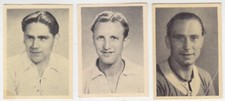 3 Sammelbilder Meister des grünen Rasens ATOS Preußen Münster Schalke 04 1951