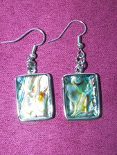 Abalone muschel ohrringe - muschel,