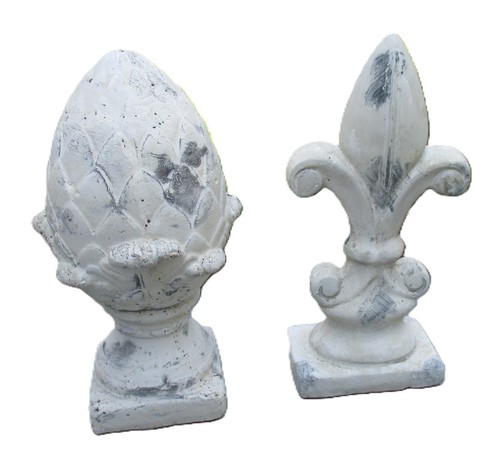Fleur lis zapfen weiß - &,