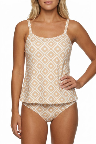 Damen tankini badekleid - tankini, cup