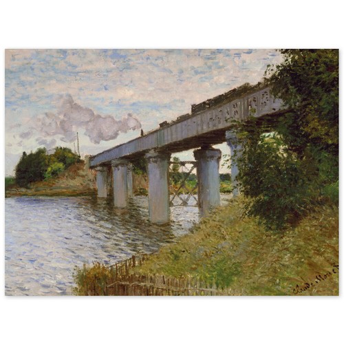 Claude monet eisenbahnbrücke - monet,,