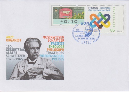 Plusbrief ganzsache albert - plusbrief,
