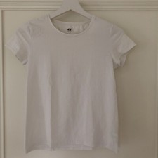 SET: H&M T-Shirt 158 164 weiss