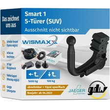 ANHÄNGERKUPPLUNG für Smart 1