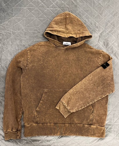 Stone island dust hoodie - dust, brown