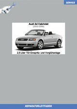 Audi A4 Cabrio (02-09) Reparatur 2,5 Liter TDI Einspritz- & Vorglühanlage