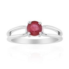 Bemainty Rubin Silber Ring-