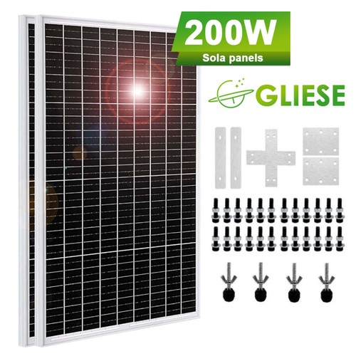 200w solarmodul solarpanel kit - 200w,