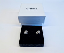 -- NEU -- CHRIST Damen Diamant Ohrstecker 375er Weißgold  87849589 0,1 ct Karat