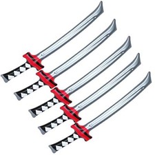 5 aufblasbare Samurai Schwerter Ninja Säbel Kostümzubehör Fasching Karneval