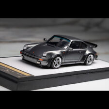 Make Up 1:43 Porsche 911 930 Turbo 3.3 1988 Resin Car Model Slate Gray Metallic