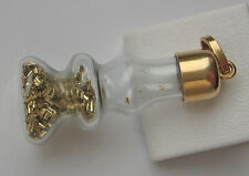 Anhänger aus 14kt 585 Gold mit Granulat 585 Glas Rar ♦️ weitere im Shop♦️ ✴ 7926