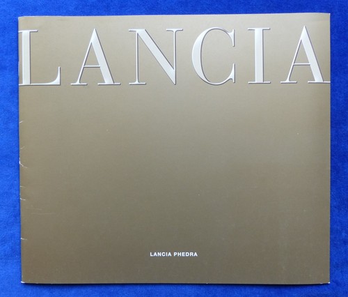 Lancia phedra year - phedra, of