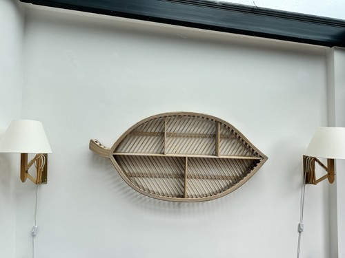Wandregal blattform rattan - blattform,