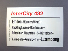 orig DB Zuglaufschild IC