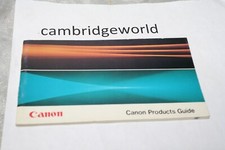 CANON  66 PAGES CANON PRODUCTS