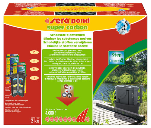 Sera pond super carbon 2kg - ,