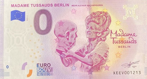 Billet euro madame tussauds - billet,