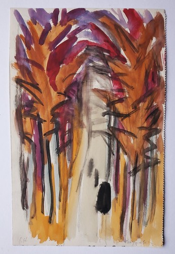 Gemälde aquarell landschaft - gemälde,