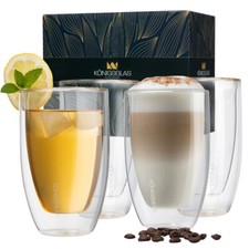 Doppelwandige Glas Latte