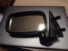 VW Polo 86C Außenspiegel Seitenspiegel Spiegel links schwarz