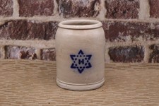 Steingut Bierkrug Brauerstern Davidstern