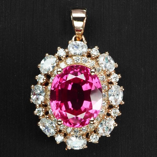 Strahlender rosa padparadscha - strahlender,