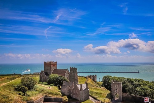 Blick von dover castle - dover,