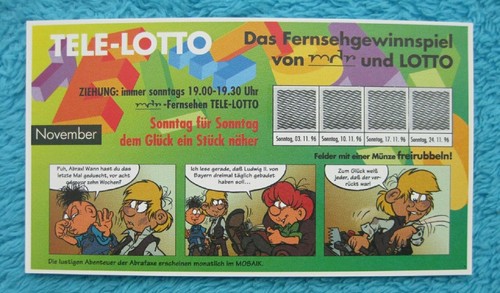 Mosaik abrafaxe tele - mosaik, tele-lotto