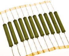 2x Widerstand 10Watt  22R 10W 5% Ø6,50x43,5mm Drahtwiderstand # 714268