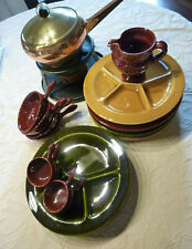 Fondueset + Fonduegeschirr 6