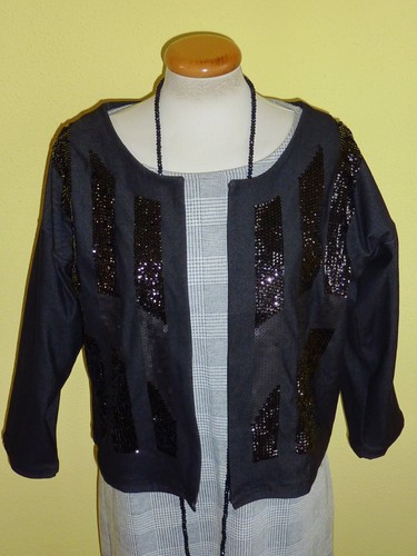 Jacke schwarz cpm - , jeansoptik