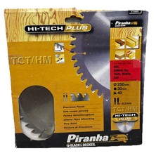 Kreissägeblatt 250x30mm 40 Zähne Black + Decker Piranha Hi-Tech Plus 