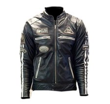 Motorradjacke aus Lammleder