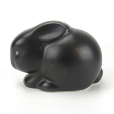 Goebel Porzellan Figur Hase Schwarz Vintage Rabbit Porcelain Figurine Black