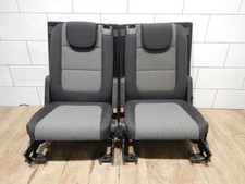 Sitzbank VW Sharan 7N Seat Alhambra 3 Sitzreihe Sitze hinten Stoff komplett